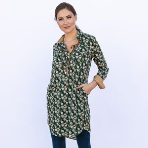 Evy's Tree Amy Shirt Dress in Dandelion (Medium)